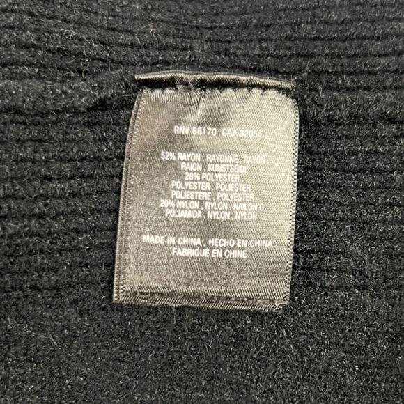 Moth Anthropologie Georgia Cowl Neck Tunic Sweater Black Size XS - Picture 6 of 6